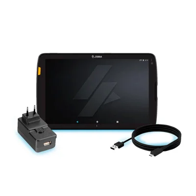 Kit Zebra Tablet Et40 8 Pol. Com Cabo Usb-c E Fonte