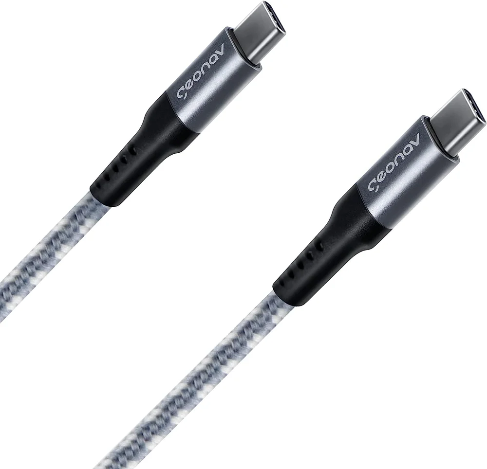 Imagem 3 de 5 do produto Cabo USB-C Para USB-C, Nylon Trançado, 1.5M - Geonav Ucc04