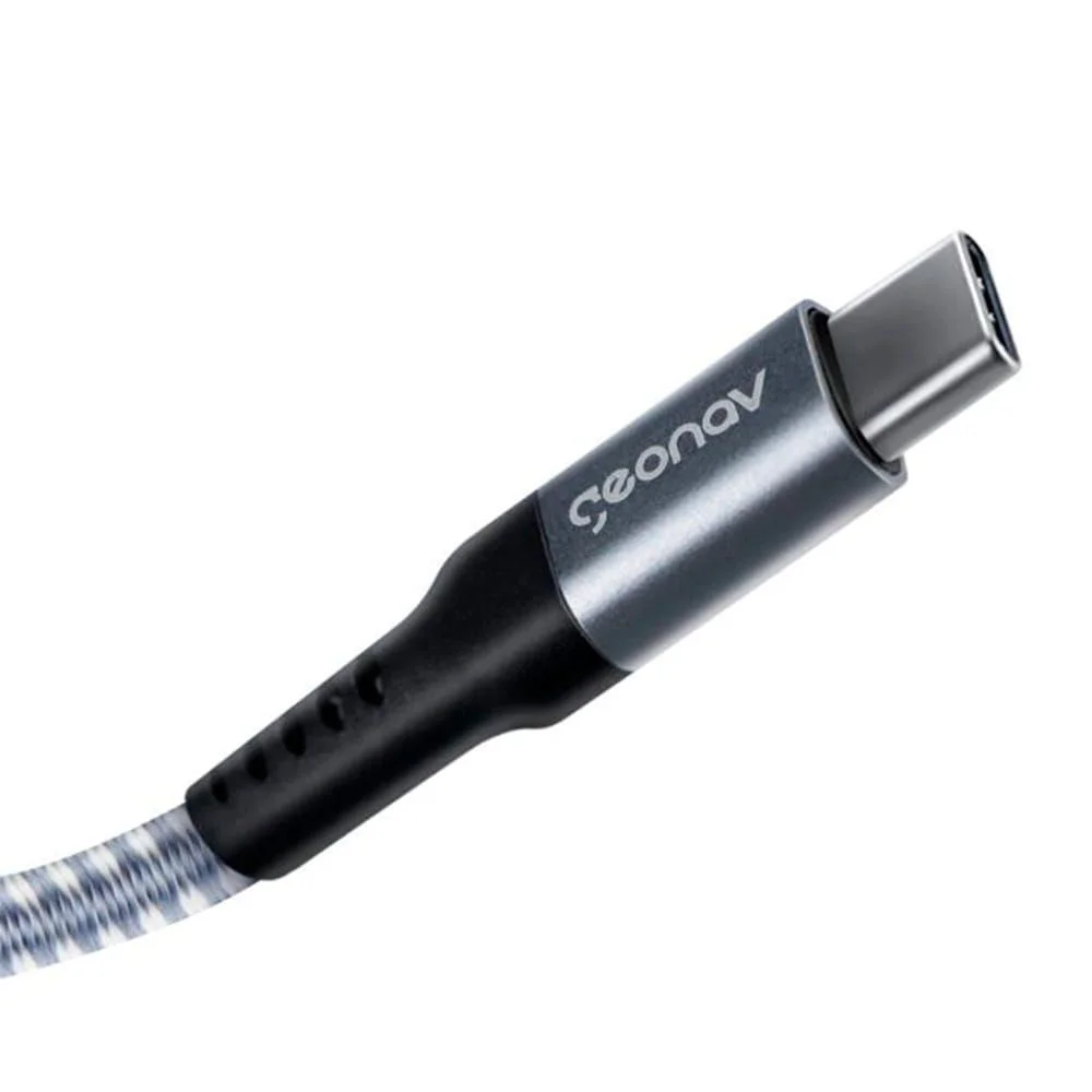 Imagem 4 de 5 do produto Cabo USB-C Para USB-C, Nylon Trançado, 1.5M - Geonav Ucc04