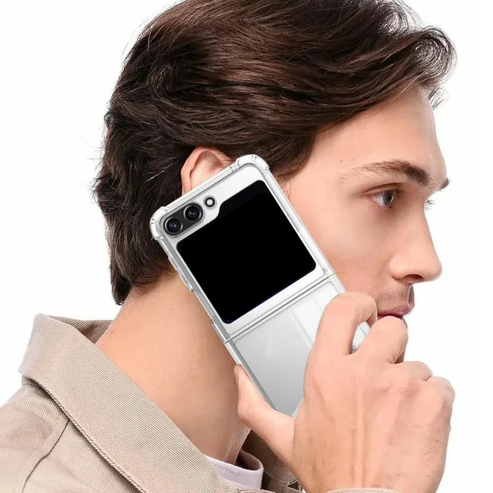 Imagem 3 de 5 do produto Capa Clear Transparente Para Galaxy Z Flip 6