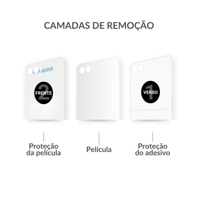 Película Fosca Premium Externa Para Samsung Galaxy Z Flip 6 — foto 2