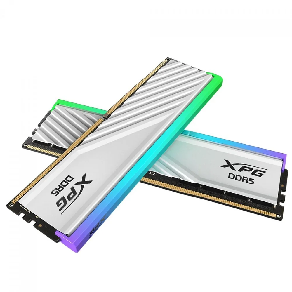 Imagem 3 de 4 do produto Memória Ddr5 Xpg Lancer Blade RGB, 16gb, 6000mhz, White, Ax5u6000c4816g-slabrwh