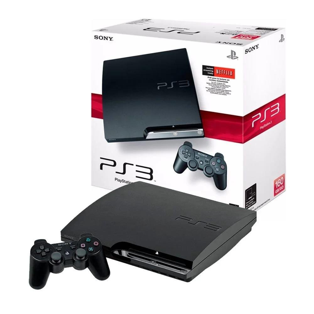 Playstation 3 + 20 Jogos + 2 Controles