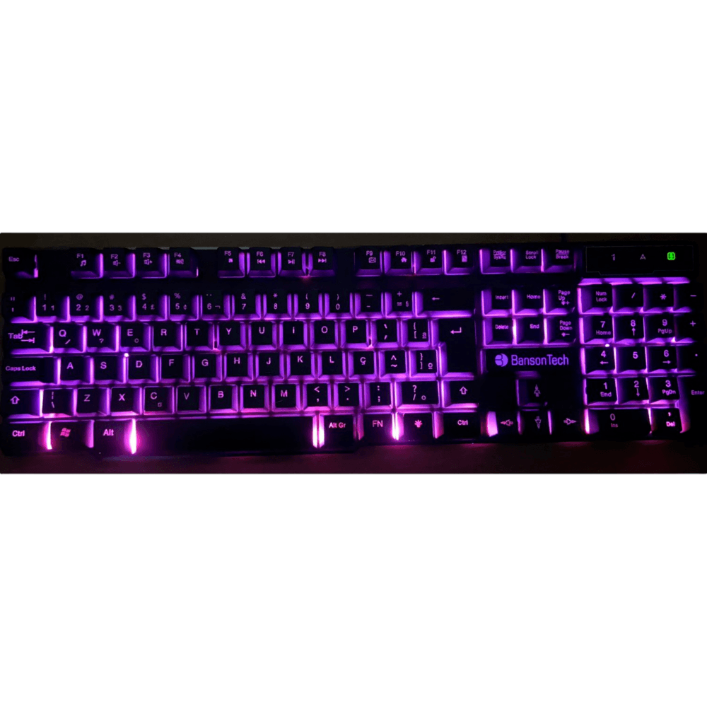 Imagem 4 de 5 do produto Teclado Multimidia Gamer Com LED Bs-tp1201