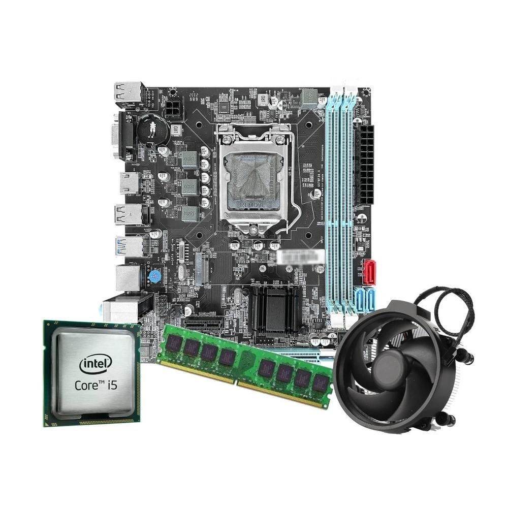Kit Intel I5 3470 + Placa Mãe B75 + 8GB DDR3 + Cooler