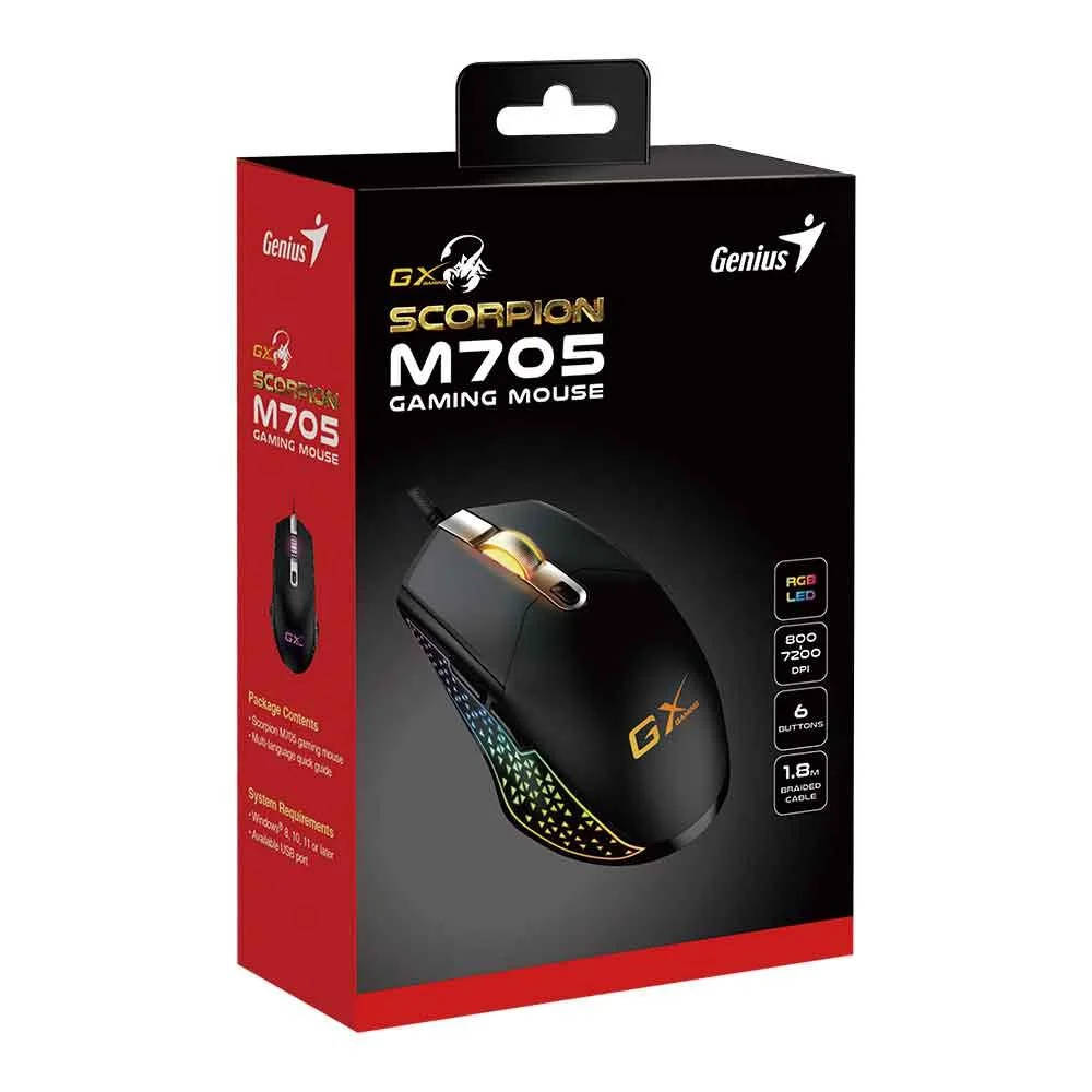 Mouse Gamer Genius Scorpion M705 Mouse Gamer Genius Scorpion M705