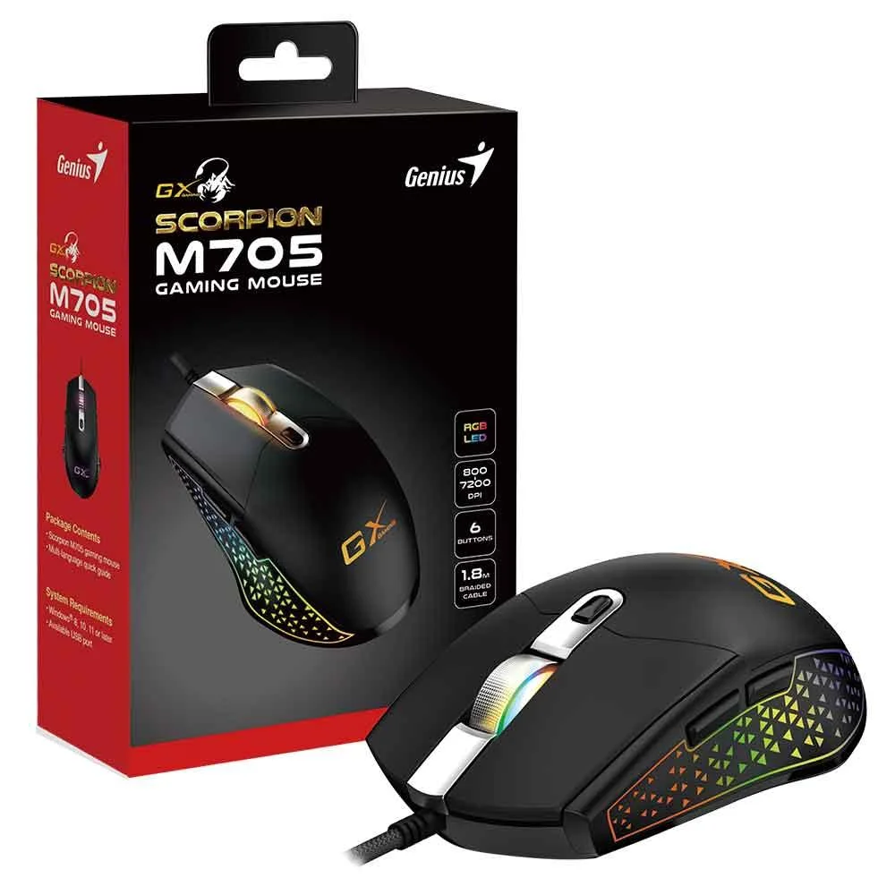 Mouse Gamer Genius Scorpion M705 Mouse Gamer Genius Scorpion M705