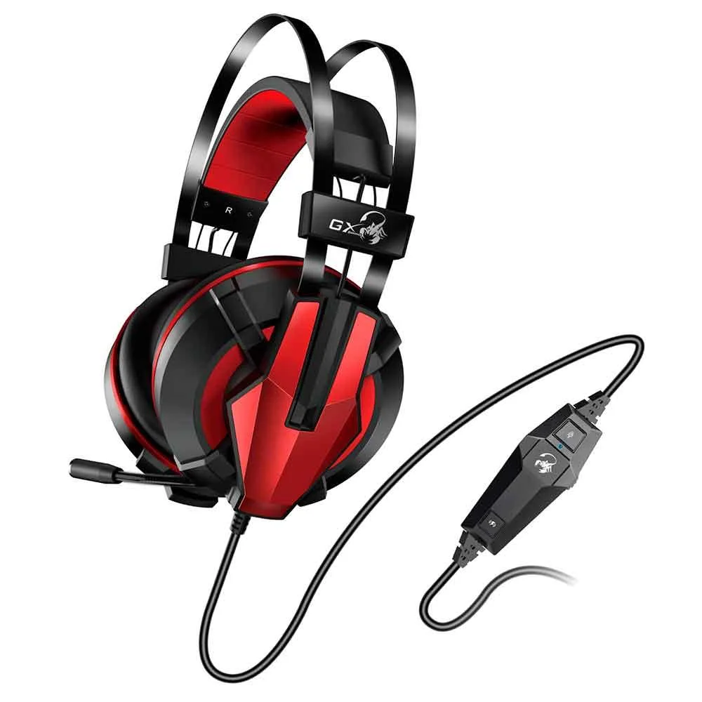 Imagem 3 de 5 do produto Headset Gamer Genius 7.1  Hs-g710v Com Vibração Preto
