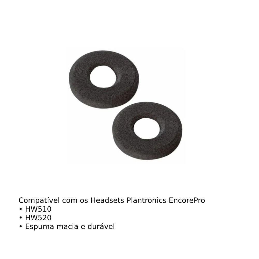 Imagem 2 de 2 do produto Almofada Para Headset Espuma Hw510 Hw520 Poly - Preto