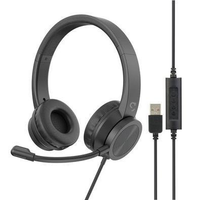 Headset Com Microfone Usb Hsetubk Geonav