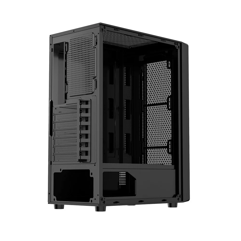 Imagem 4 de 5 do produto Gabinete Liketec Gamer Storm Mid Tower Vidro Temperado ARGB C/3 Fans - Preto