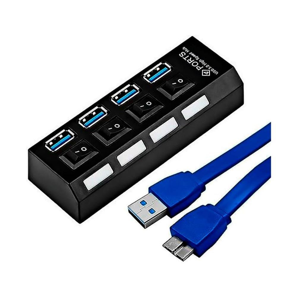 Imagem 3 de 5 do produto Hub Usb 3.0 4 Portas Com Chave 42.766 Cabos Golden