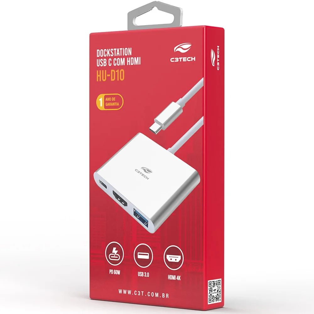 Imagem 4 de 5 do produto Hub C3Tech Hu-d10si 3 Portas Usb 3.0