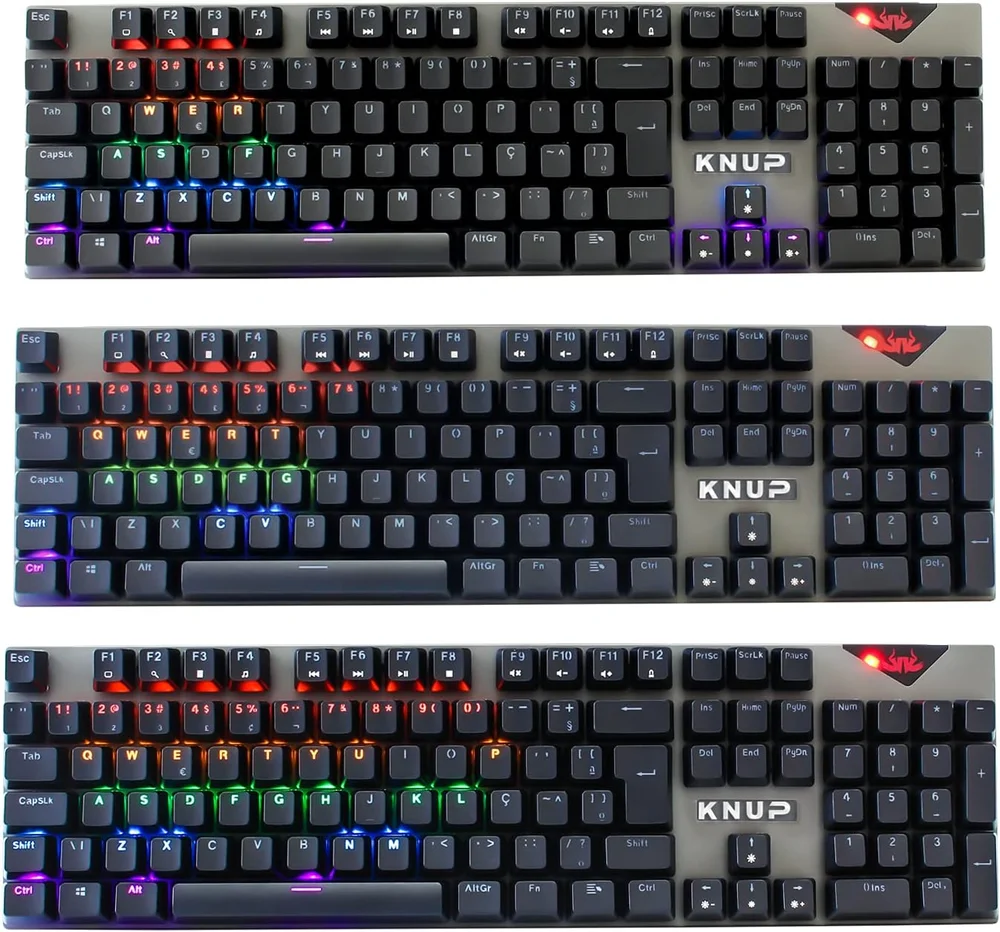 Imagem 2 de 5 do produto Teclado Mecanico Gamer RGB Knup Kp-tm010