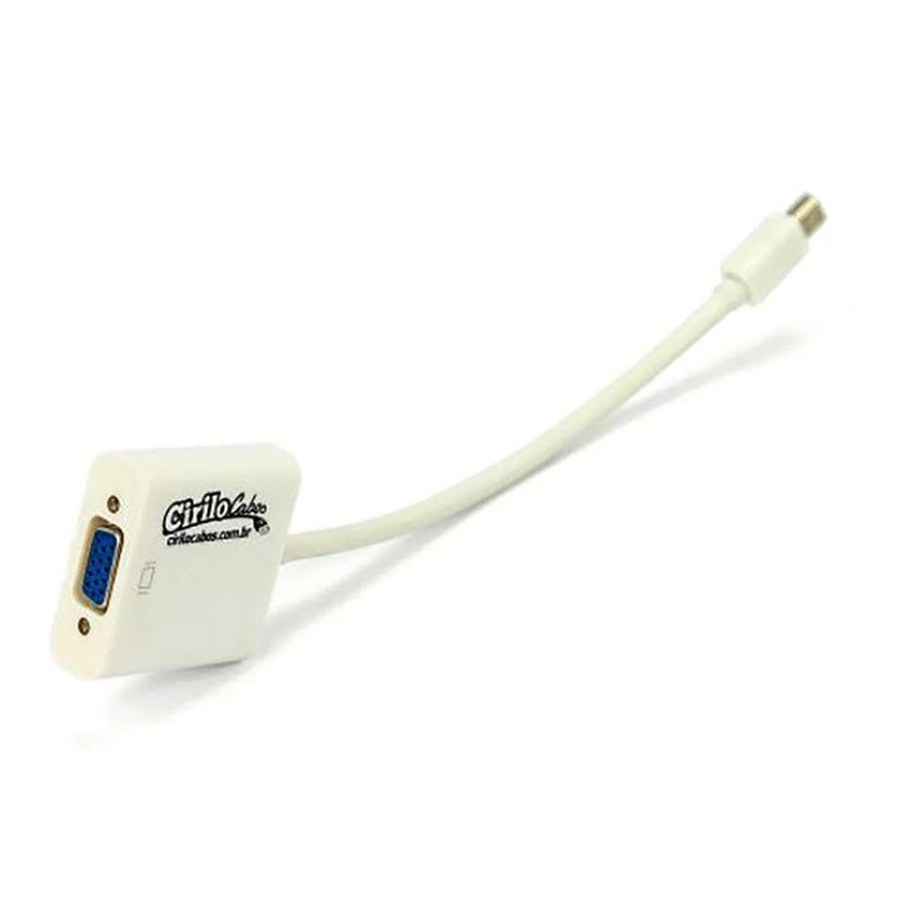 Imagem 2 de 3 do produto Adaptador Mini Displayport Vga Cirilo Cabos