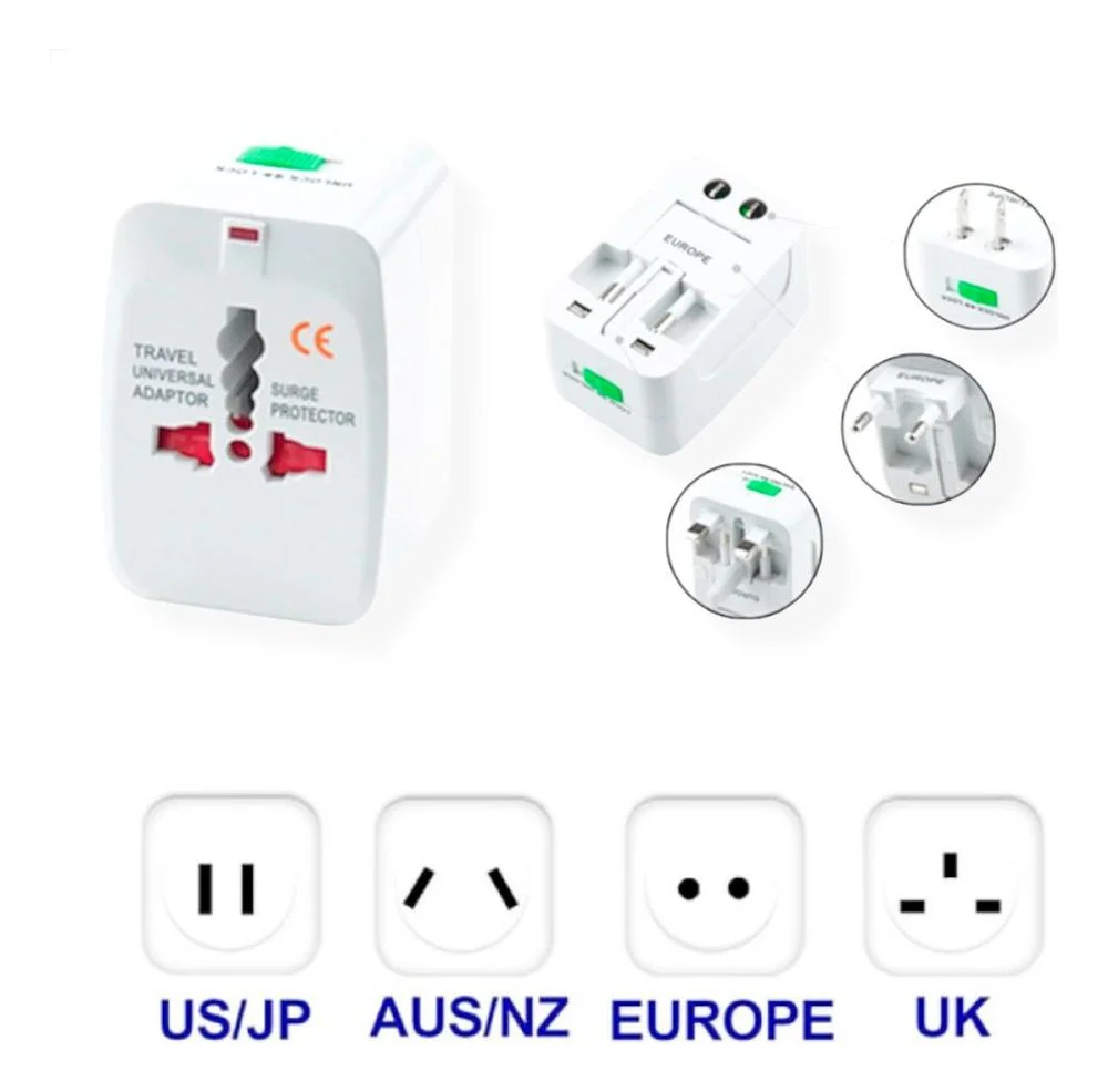 Imagem 2 de 5 do produto Adaptador Universal De Tomadas 150 Países