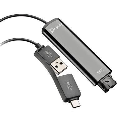 Adaptador De Áudio Usb-a Usb-c Da75 218266-01 Poly