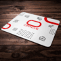 Mouse Pad Dev White De Borracha - Oracle