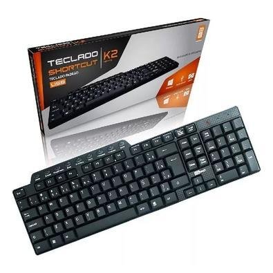 Teclado Multimidia Computador Usb - K2 Mb4113