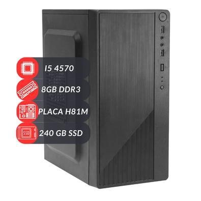 PC Cpu Intel I5 4570 H81 8GB SSD 240GB