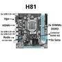 PC Cpu Intel I5 4570 H81 8GB SSD 240GB