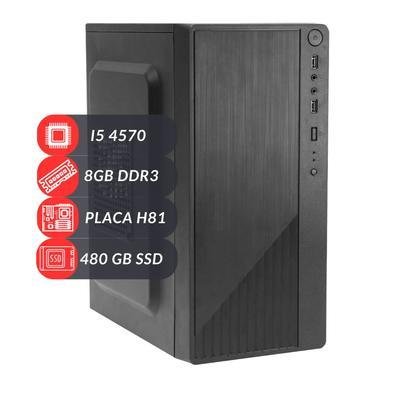 PC Cpu Intel I5 4570 H81 8GB SSD 480GB