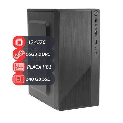 PC Cpu Intel I5 4570 H81 16gb SSD 240GB