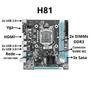 PC Cpu Intel I5 4570 H81 16gb SSD 240GB