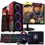 Computador Gamer Completo Tob Intel Core I5 SSD 240GB 8GB Teclado Mouse Mouse Pad E Headset Gamer Monitor 20" WINDOWS 10 Pro Trial