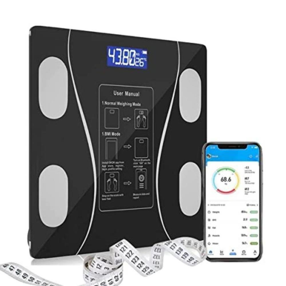 Imagem 1 de 5 do produto Balança Bioimpedância Balança Digital Corporal Bluetooth App