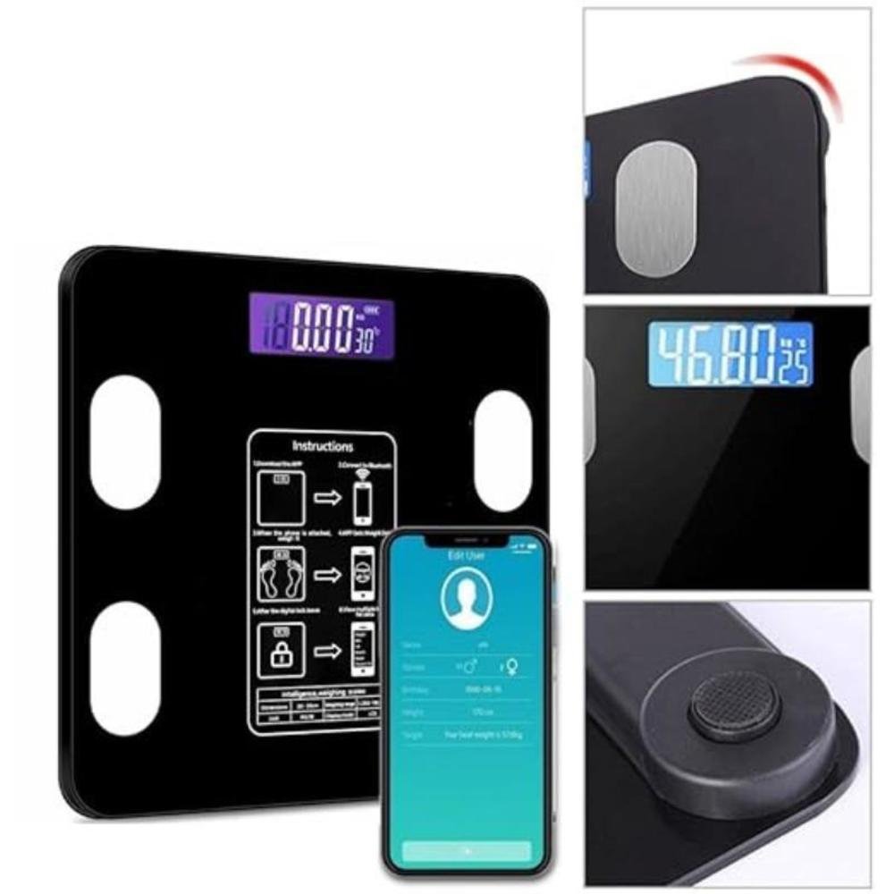 Imagem 2 de 5 do produto Balança Bioimpedância Balança Digital Corporal Bluetooth App