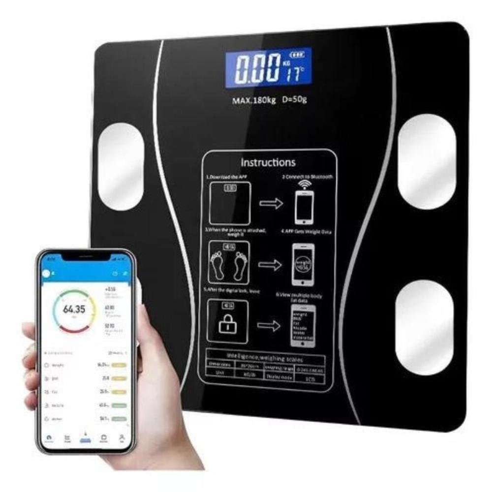 Imagem 4 de 5 do produto Balança Bioimpedância Balança Digital Corporal Bluetooth App