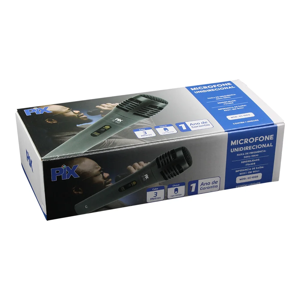 Imagem 4 de 5 do produto Microfone Com Fio Sc-1003 Performance Sound