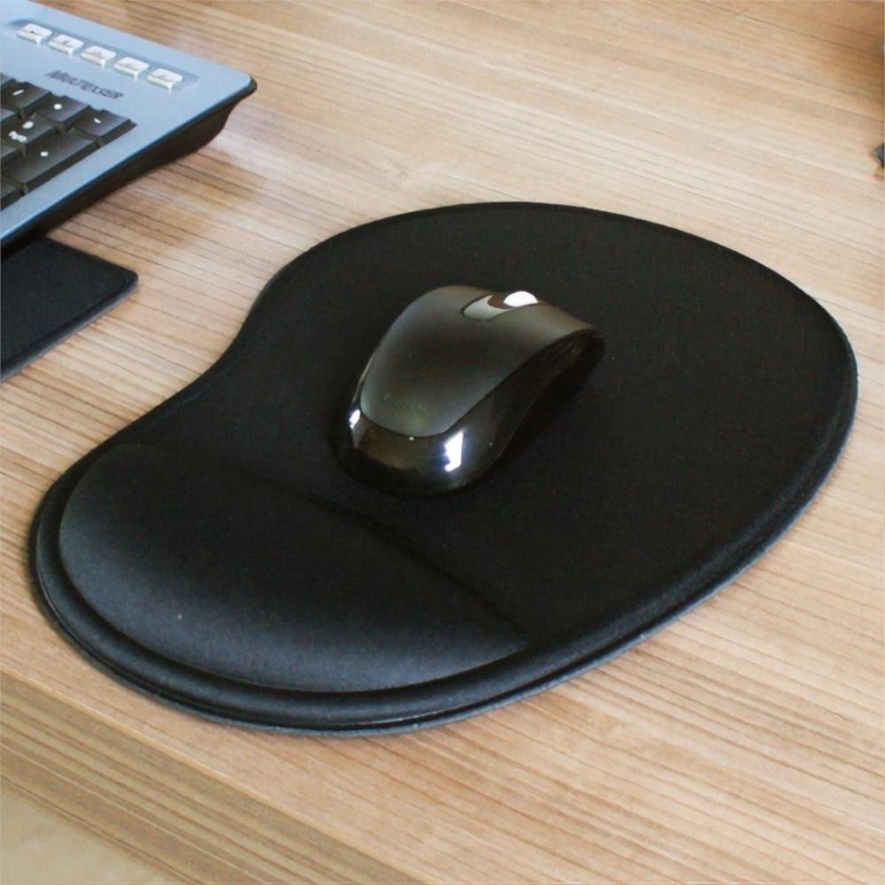 Mousepad Com Apoio De Punho Em Espuma Preto Ms-800 Digitador Mousepad Com Apoio De Punho Em Espuma Preto Ms-800 Digitador