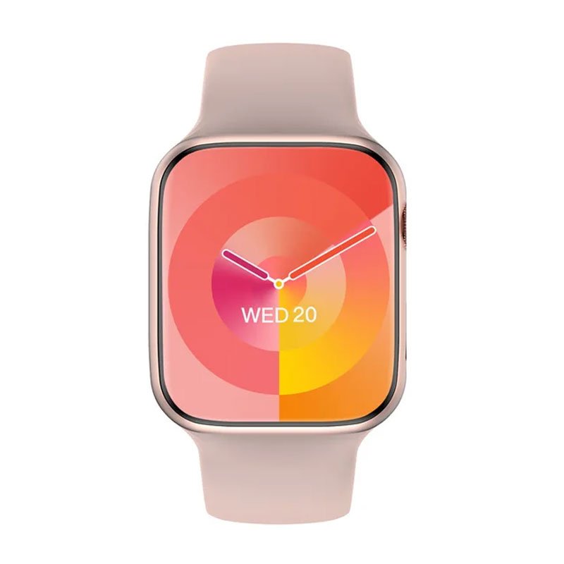 Smartwatch Watch X 45mm Serie 9 Tela Amoled Ilha Dinâmica Chatgpt Gps Nfc Rosa