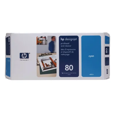 Cabeça De Impressão Hp 80 C4821a Ciano | Designjet 1050 1055