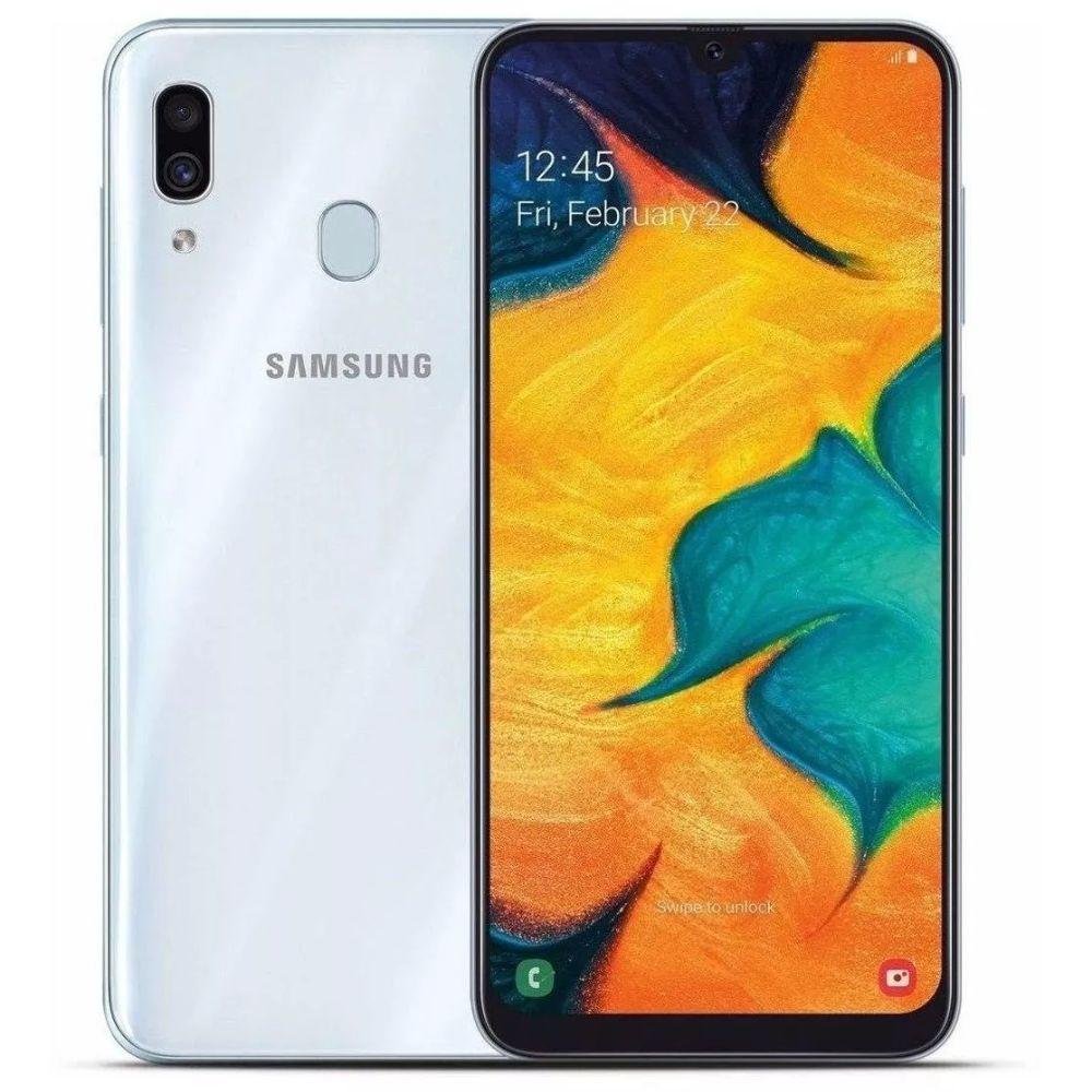 Usado: Samsung Galaxy A30 64gb Branco Muito Bom - Trocafone