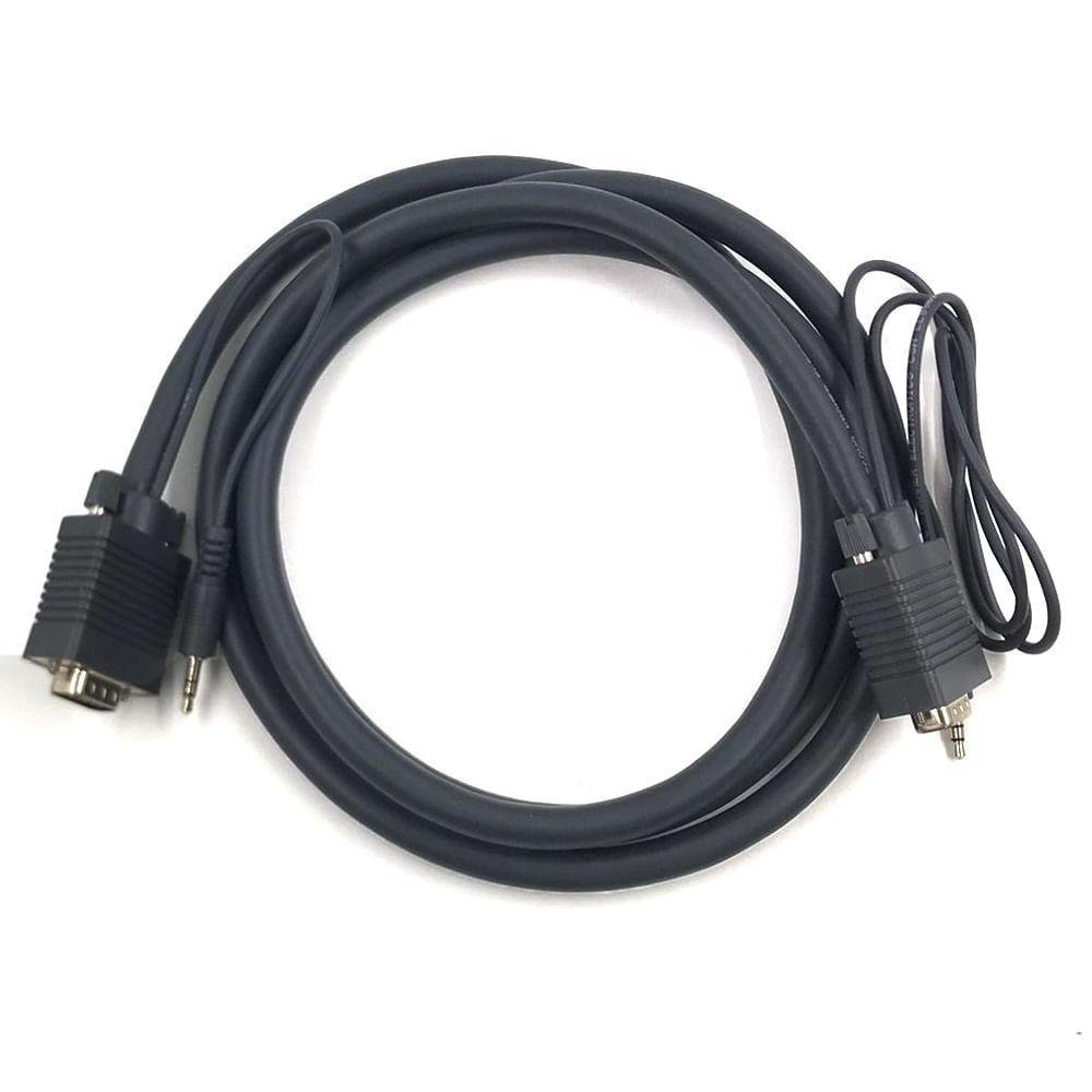 Imagem 2 de 2 do produto Cabo Vga 15 Pinos Hd (m) X 15 Pinos Hd (m) 3.5mm Estéreo C-gma/gma-15 Kramer