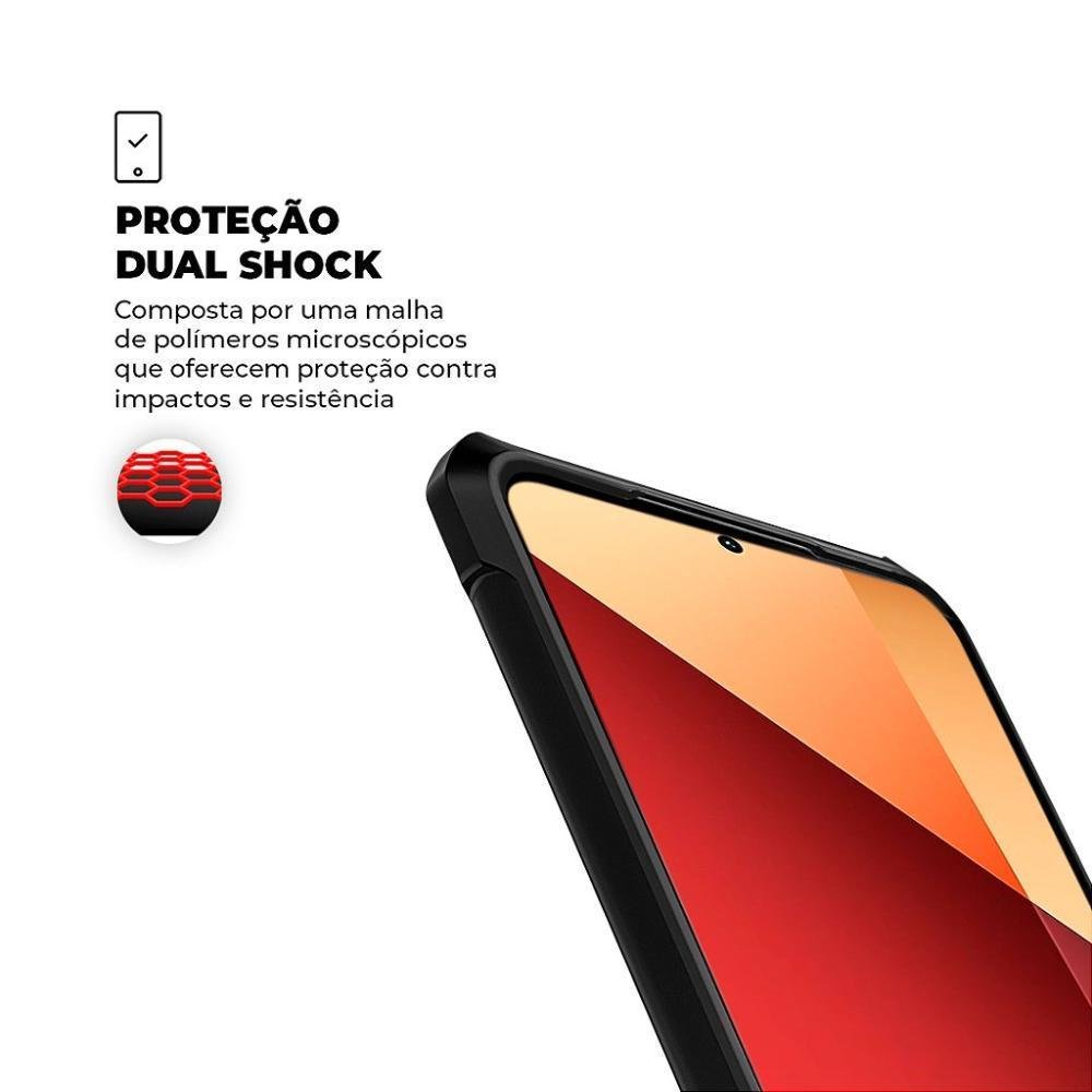 Imagem 2 de 4 do produto Capa Para Redmi Note 13 - Dual Shock X - Gshield