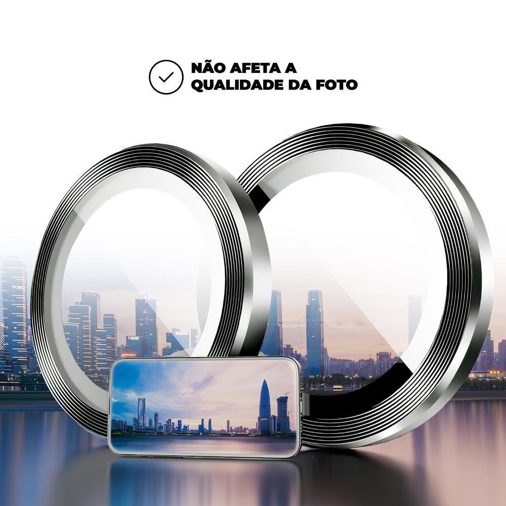 Imagem 3 de 4 do produto Protetor De Lente Para Iphone 13 Mini - Prata - Gshield