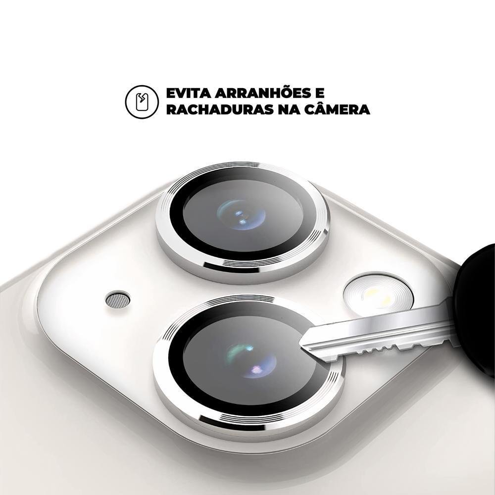 Imagem 4 de 4 do produto Protetor De Lente Para Iphone 13 Mini - Prata - Gshield