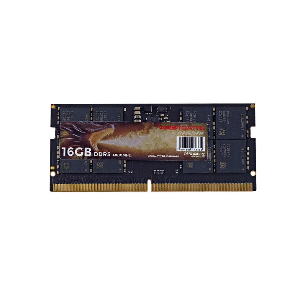 Memória Notebook Westgatte 16gb Ddr5 4800mhz Firestorm