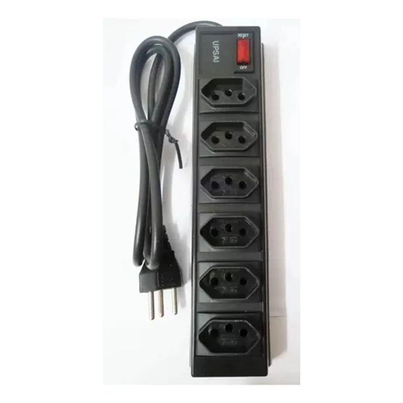 Filtro De Linha Bivolt Com 6 Tomadas Fl6 - Upsai