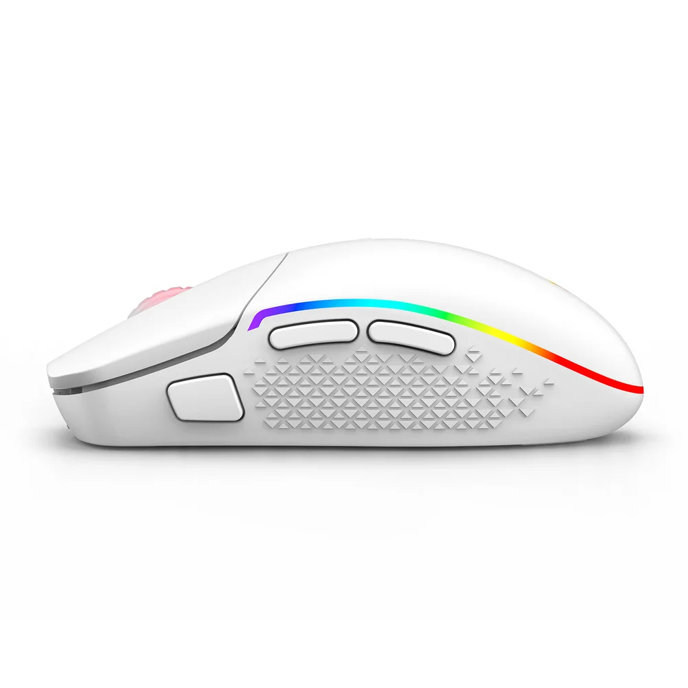 Imagem 2 de 5 do produto Mouse Sem Fio Redragon Invader Pro Branco