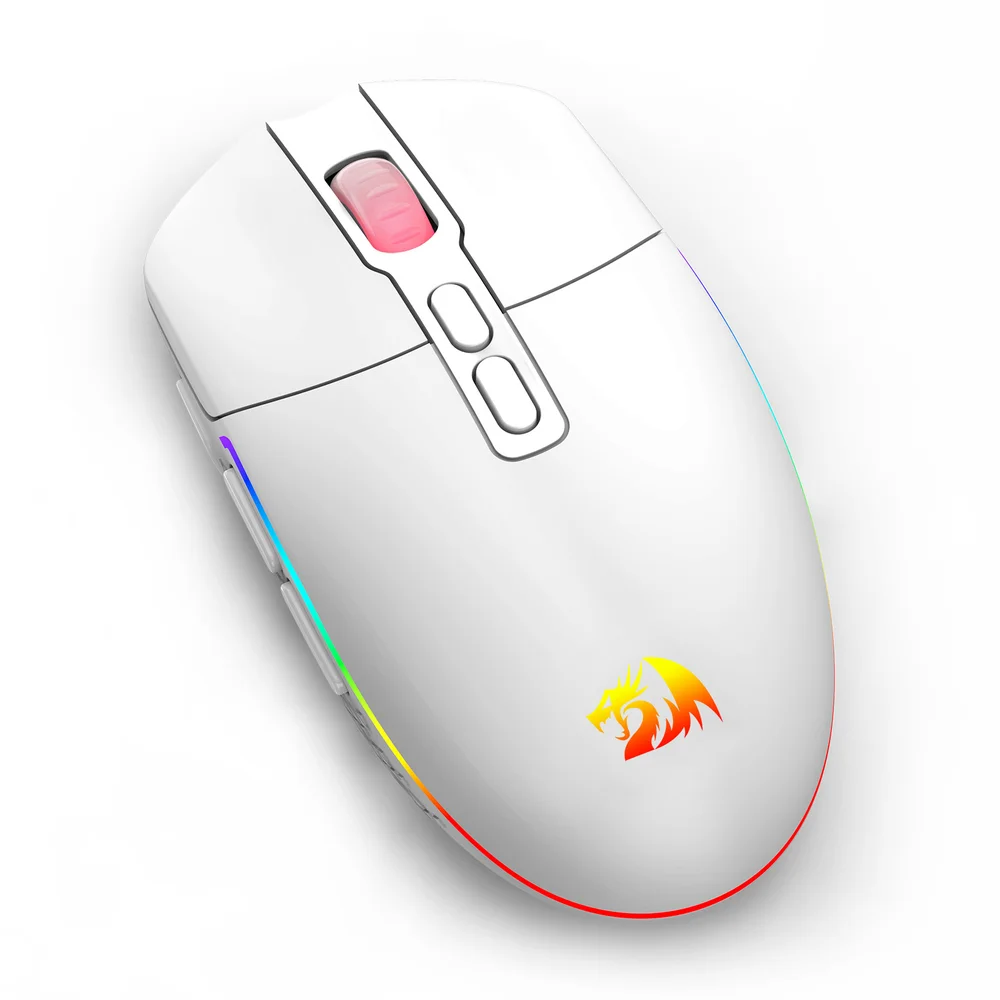 Imagem 5 de 5 do produto Mouse Sem Fio Redragon Invader Pro Branco