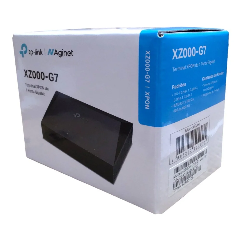 Imagem 4 de 4 do produto Terminal Tp-link Onu Xpon Xz000-g7 Gpon +epon Fibra Óptica 1 Porta Gigabit - Xz000-g7