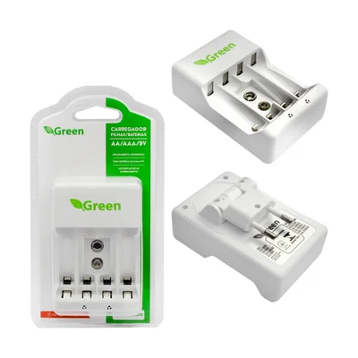 Carregador Ultra Rápido De Pilha/bateria Aa/aaa/9v - Bivolt — foto 2