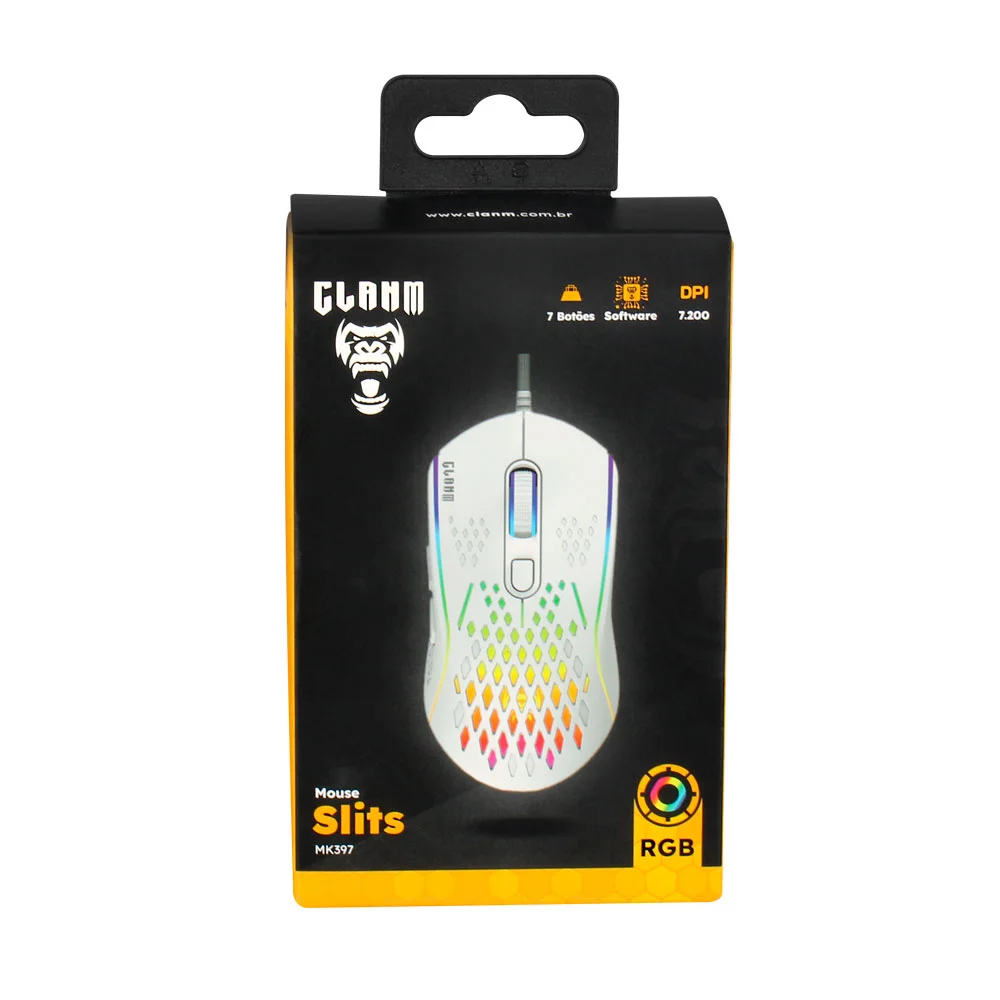 Imagem 5 de 5 do produto Mouse Gamer Slits | RGB - Clanm