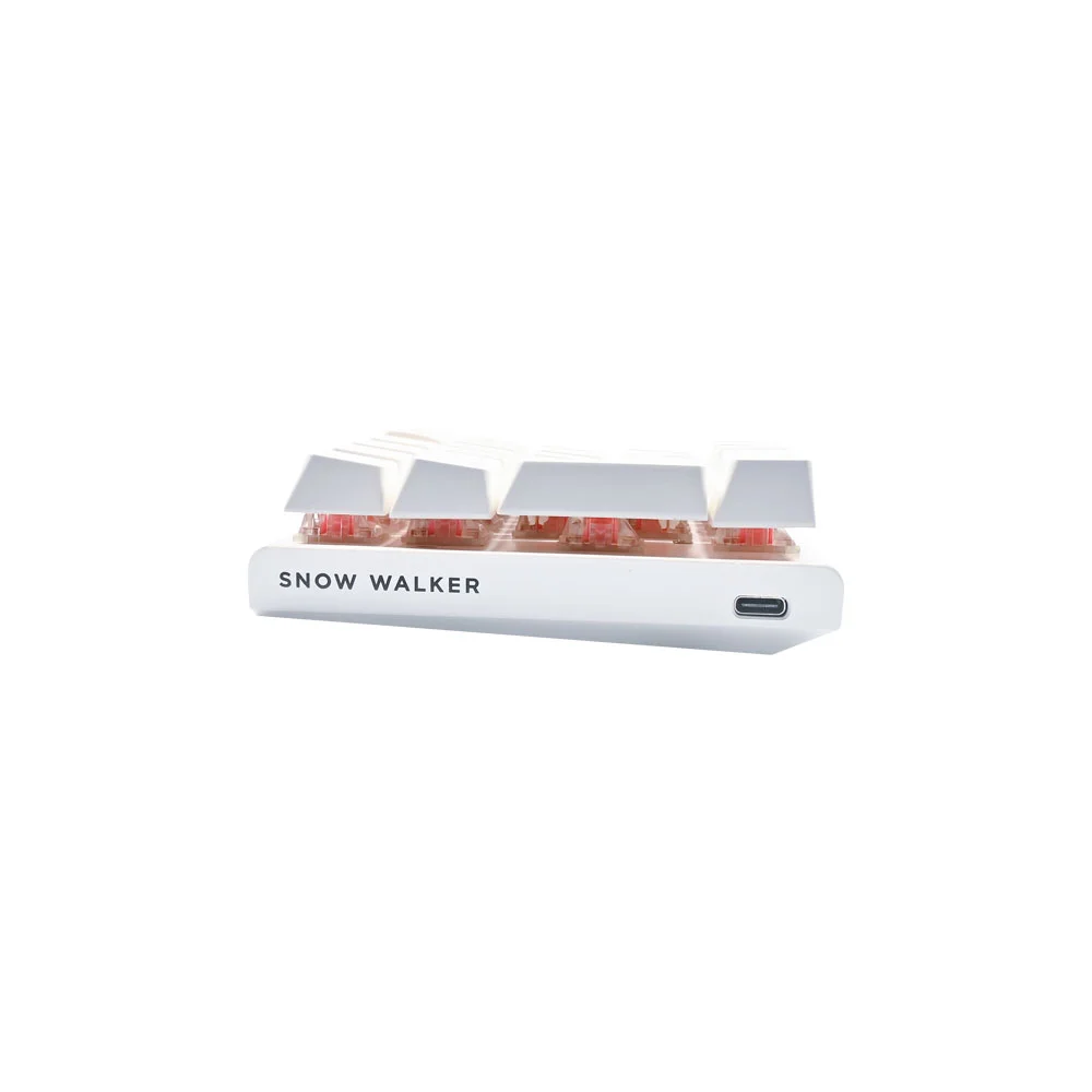 Imagem 5 de 5 do produto Teclado Gamer Branco Mecanico Snow Walker - Clanm