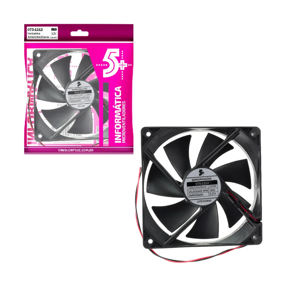 Cooler Fan (120x120x25mm) 12v Dx-12c 7
